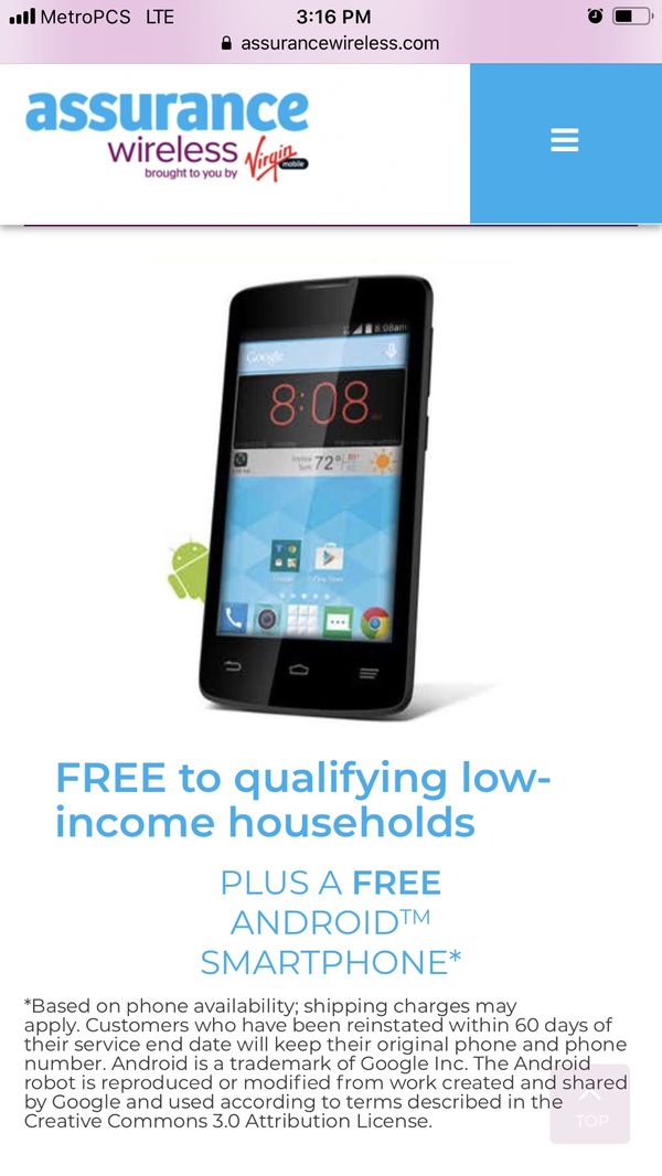 Assurance Wireless Lifeline Service for Sale in Pontiac, MI OfferUp