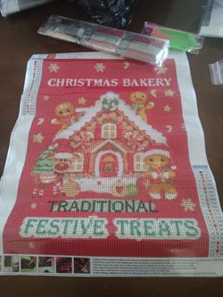 Diamond painting Christmas bakery