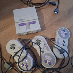 Original Mini Super Nintendo  SNES Console System