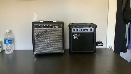 Squier 10 watt amp and Rogue g-10 watt amp