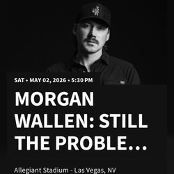 Morgan Wallen Pit Tickets Las Vegas 5/2
