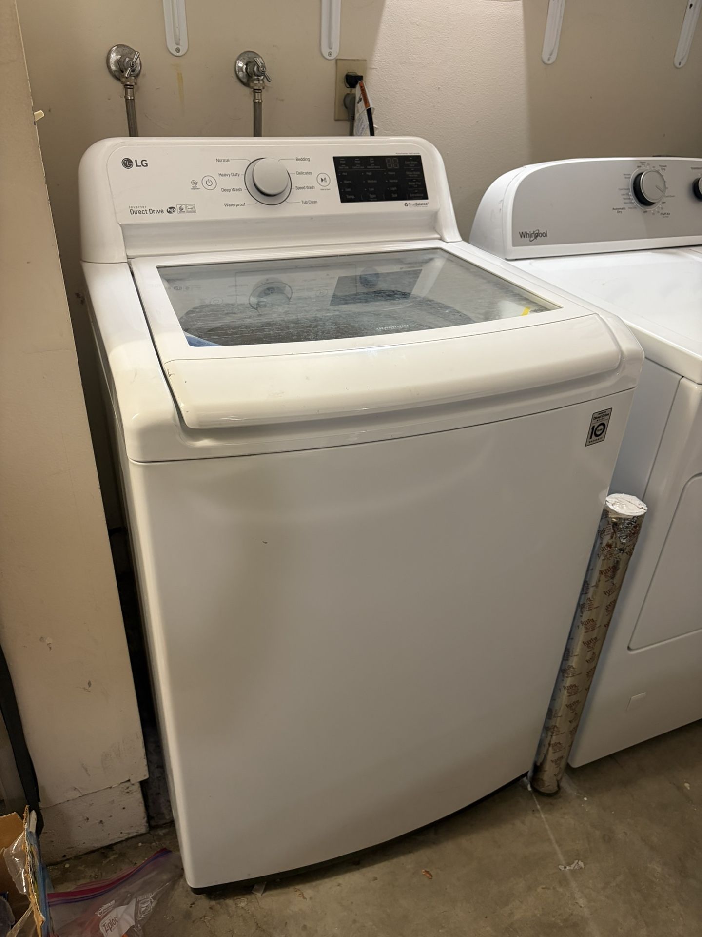 Washer and dryer
