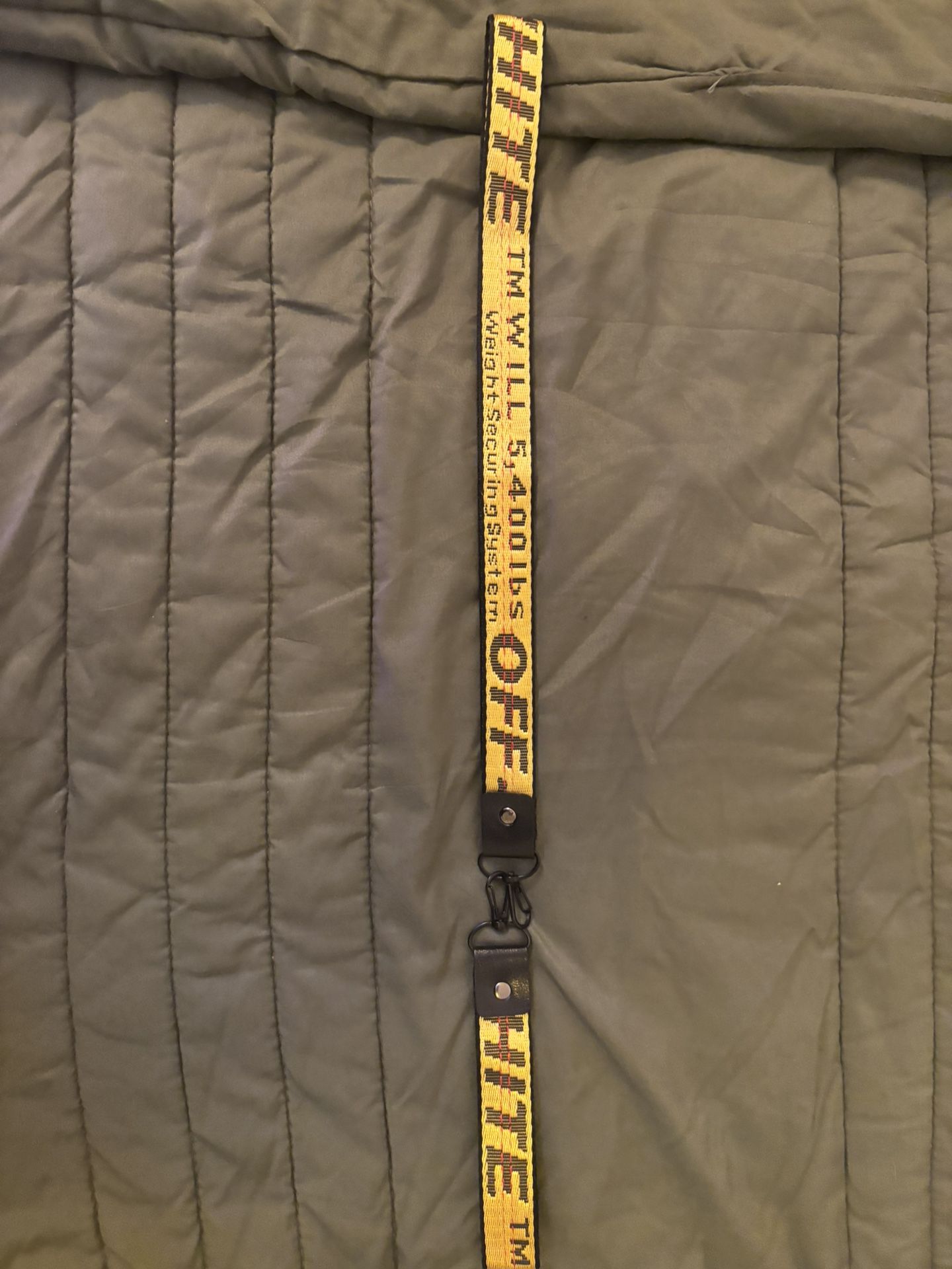 Real Off White Lanyard