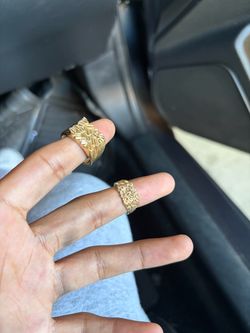 Gold Nugget Rings