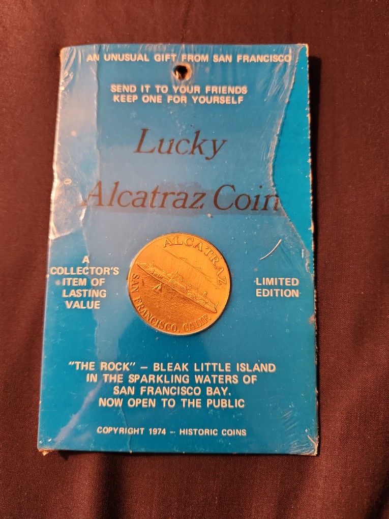 Lucky Alcatraz Coin Lighthouse San Francisco