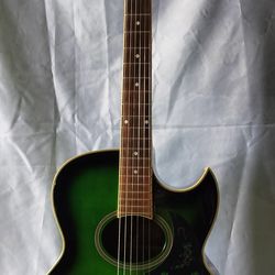Brownsville BCLG6GRB acoustic Electric Guitar With New Bag