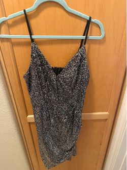 Sequin Silver Dress | Junior’s L