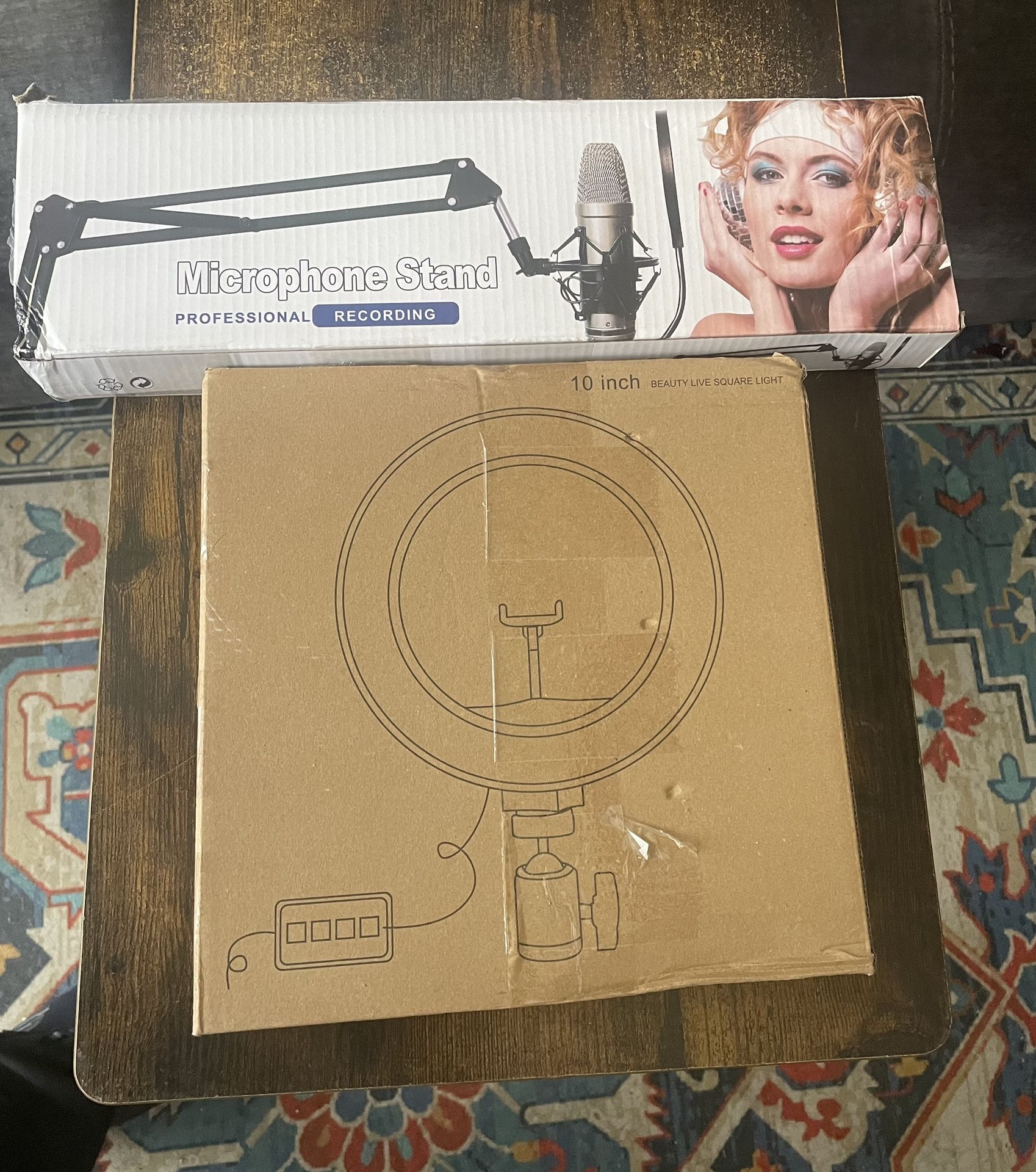 Mic Boom And Light