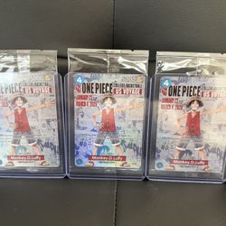 One Piece Monkey D. Luffy US Voyage College Basketball Promo Card