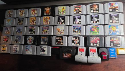 Nintendo 64 N64 Video Games Mario Kart, Mario Party,  etc.