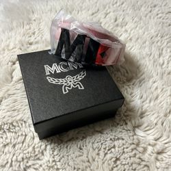 Red MCM BELT ALL SIZES