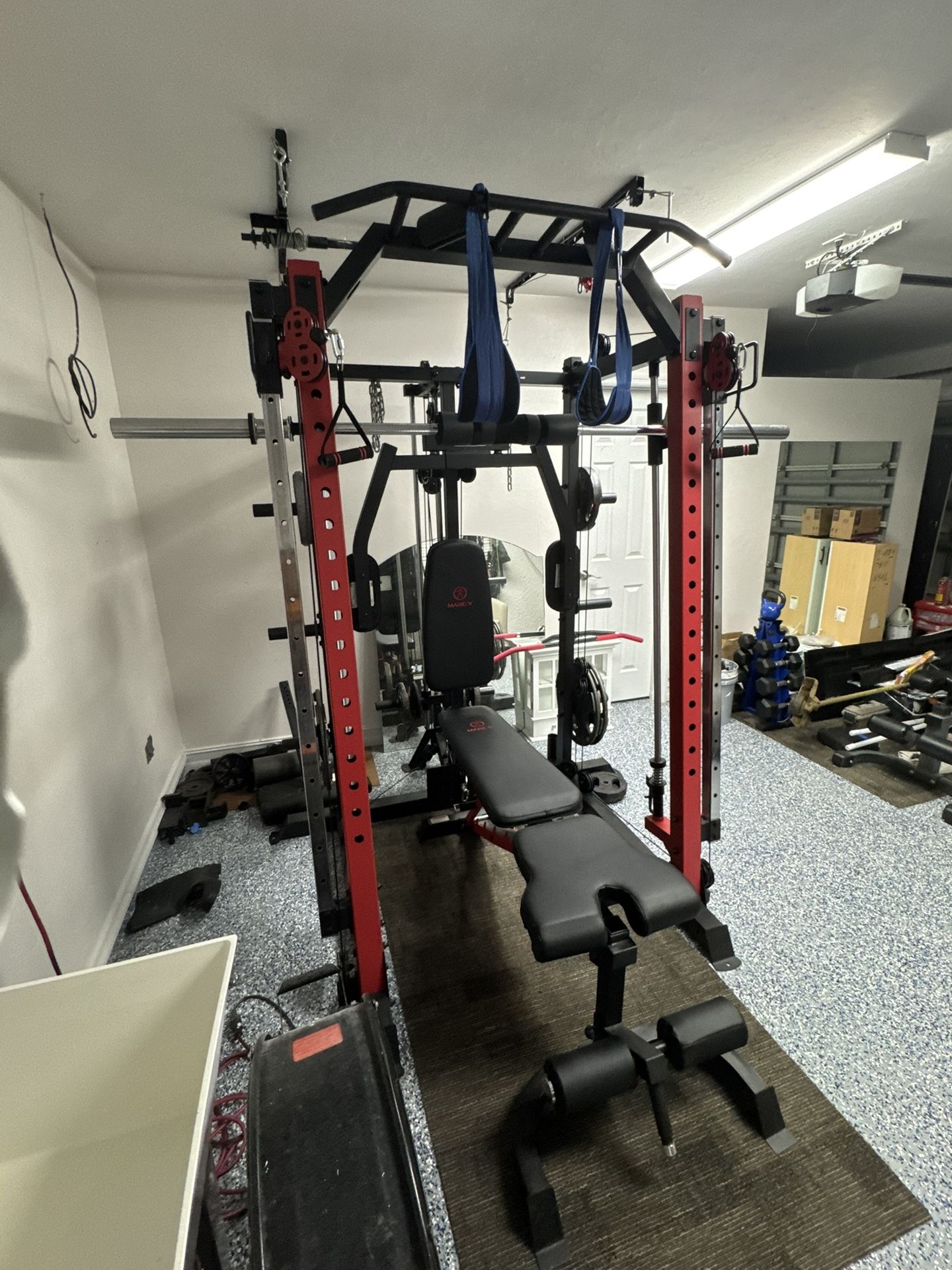 Exercise Machine, (Mercy) Red And Black