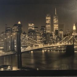 Black and White Picture of New York