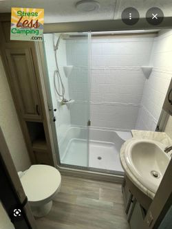 Glass Shower RV Enclosure Doors 55½"x39½"