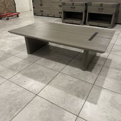 Restoration Hardware  Balmain Oak Coffee Table 