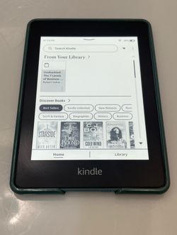 Amazon Kindle Paperwhite 10th Generation Green 8GB Wi-Fi 6in  w/ Charger - $59