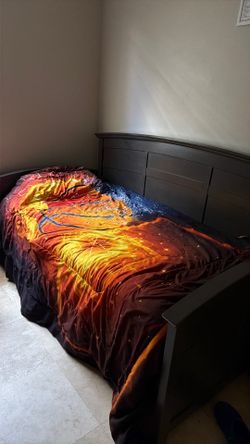 Twin bed mattress included