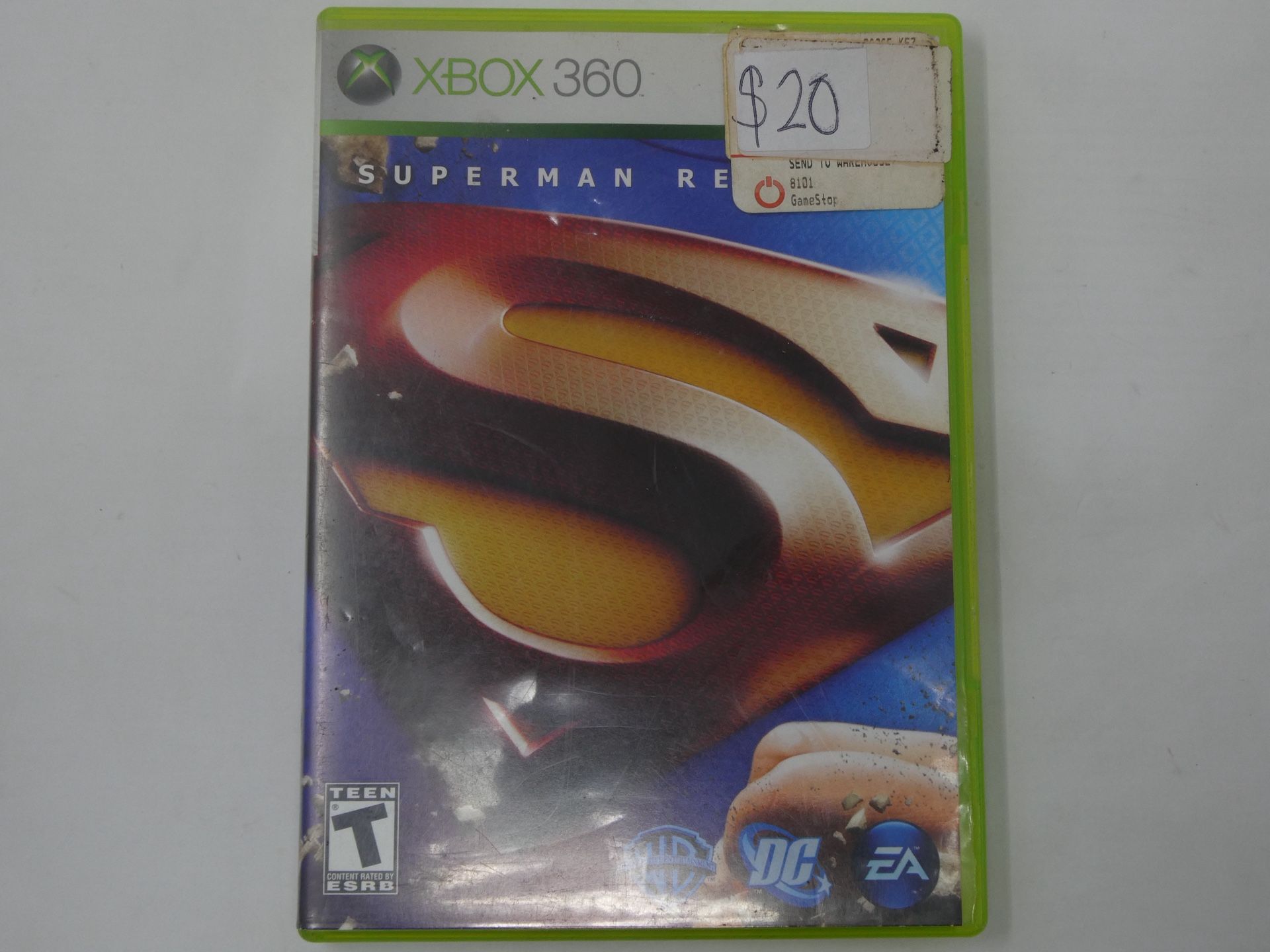 Superman Returns (Microsoft Xbox 360, 2006) No Manual