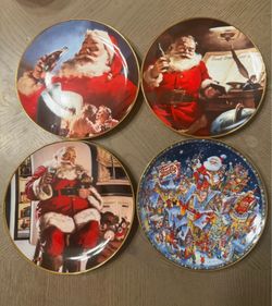 Coca Cola and Pepsi Cola Limited Edition Christmas Plate(s)