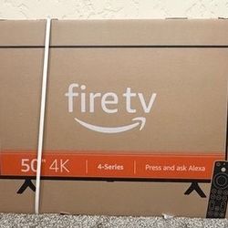 50” Fire Stick Tv + Tv Mount 