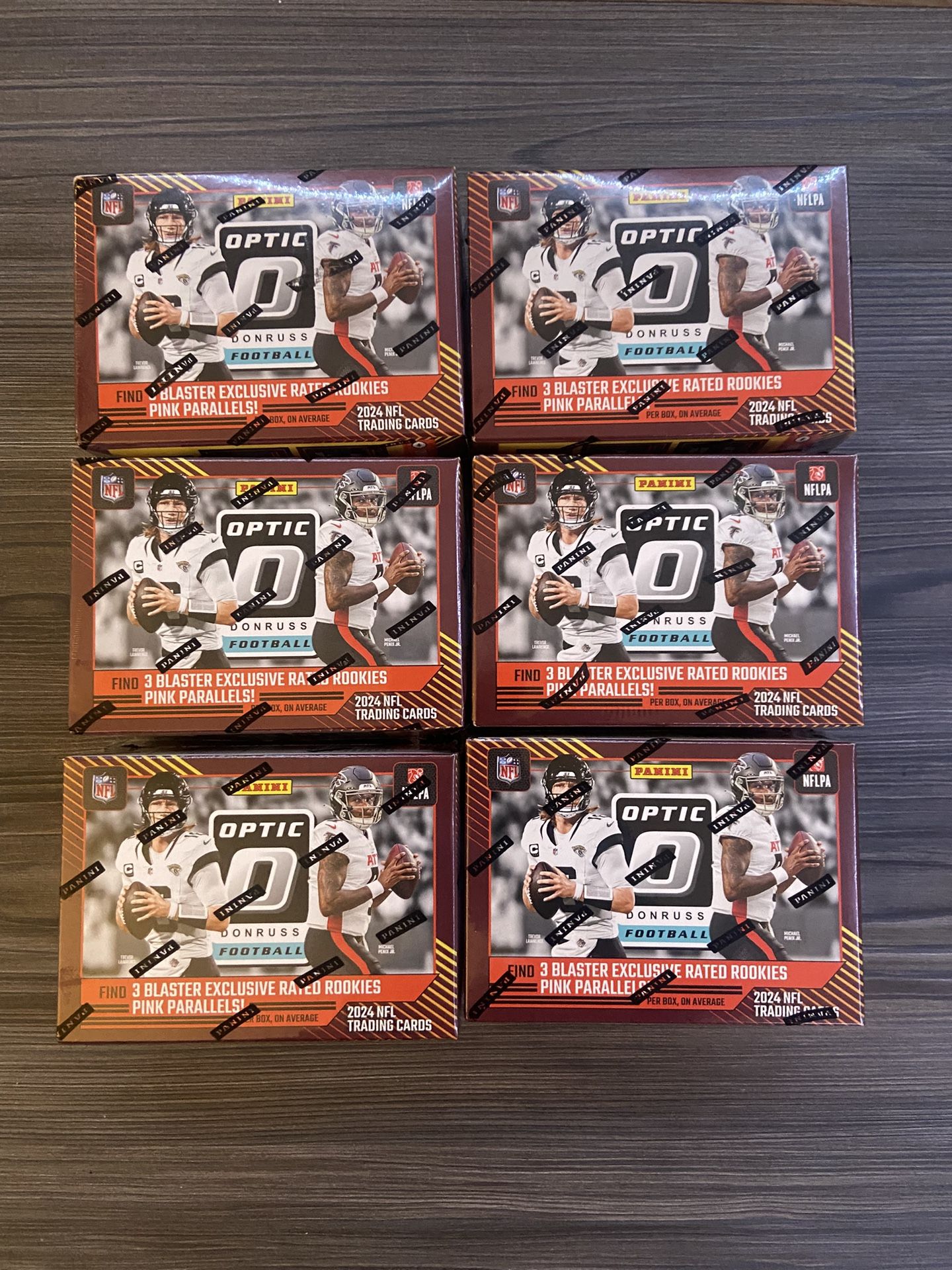 2024 Panini NFL Donruss Optic Football Trading Card Blaster Box