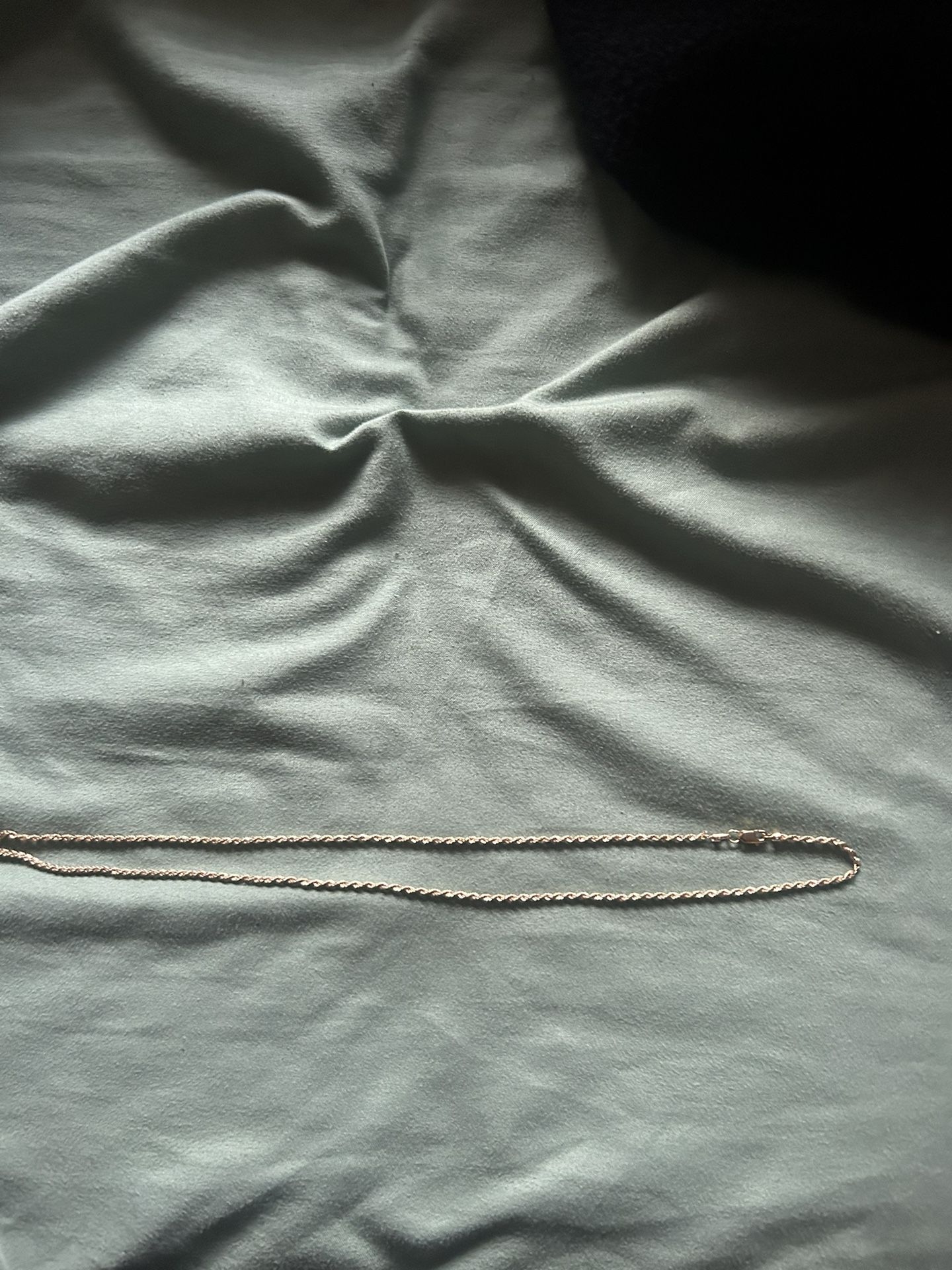 10k Gold 18” Rope Chain - 1.5mm $115