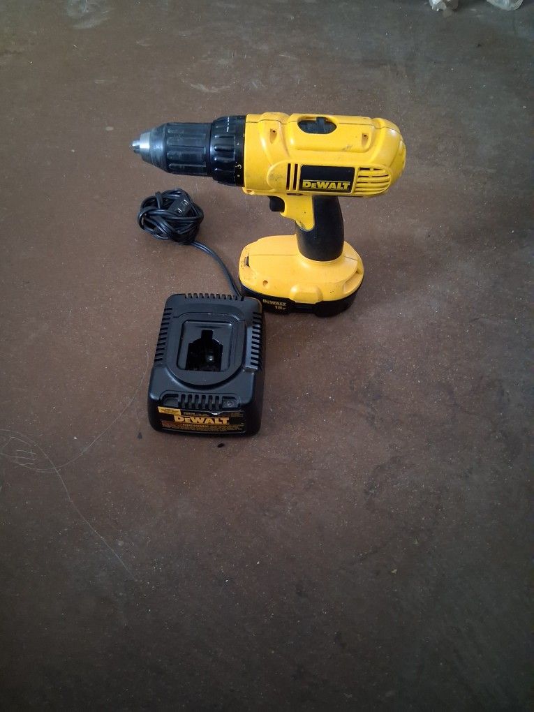 18 Volt  Dewalt  Drill  One  Battery  and Charger OR Trade For Radiator For A 1999 Chevy Tahoe  5.7
