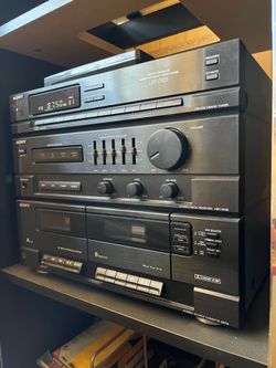 Sony Vintage Stereo System LBT-D105 Complete Stack w/ Remote 🔊