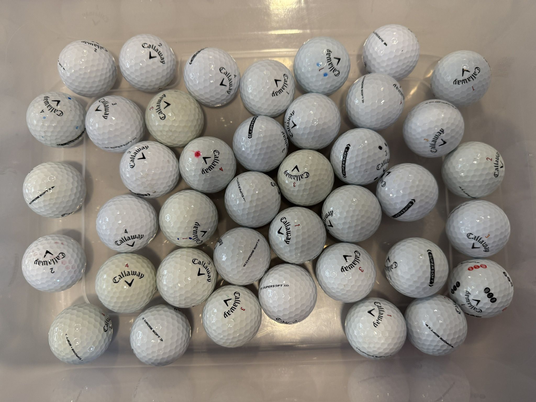 40 CALLAWAY SOFT GOLF BALL
