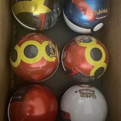 Poke Balls Tin. Pokemon Cards 