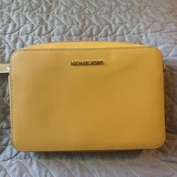 Yellow MK Crossbody Brand New