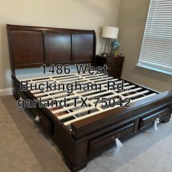 Bedroom Queen, Size Dresser, Mirror, Nightstand 