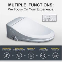 Smart Bidet Toilet Seat with Remote Control