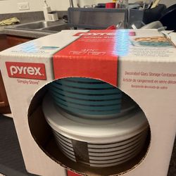 4 Pieces Pyrex Simply Store Glass Storage Container 