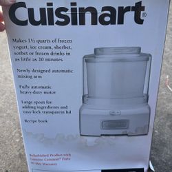 Cuisinart Ice Cream Maker 