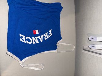 France Graphic Blue Shorts