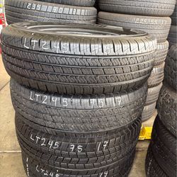 LT245/75r17 E10 All 4 Tires In Great Shape