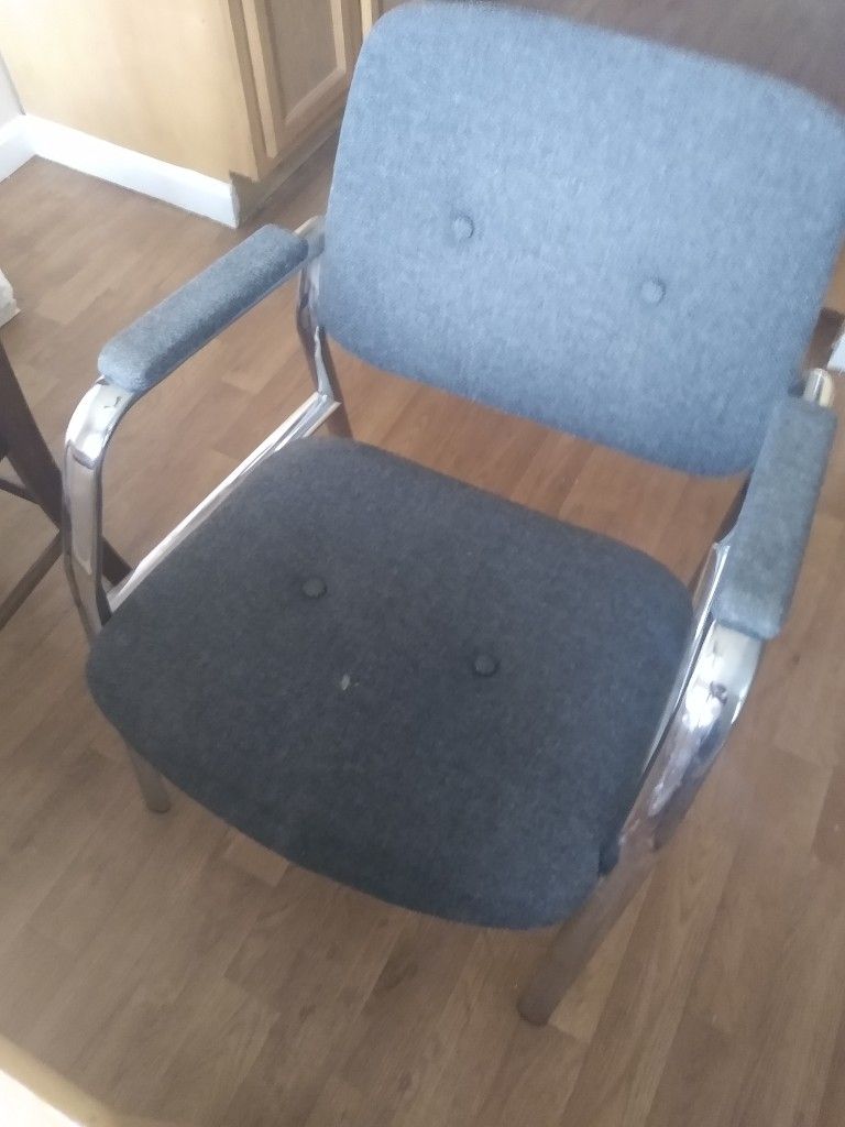 Comfy Padded Metal Chair