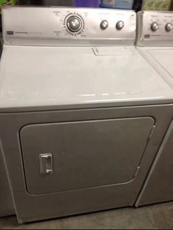 MAYTAG Electric 7cu-ft Washer & Dryer, barely used.
