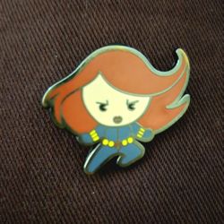 Marvel Disney Pin: Kawaii Black Widow