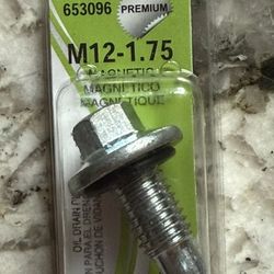 Needa A-18 Oil Drain Plug - 653096 M12-1.75 Silver