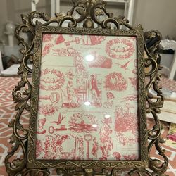 Antique brass Ornate Frame 