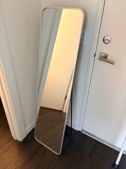 Full Length Mirror 56” — Silver Frame, 3 Months Old