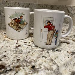 Norman Rockwell Mugs