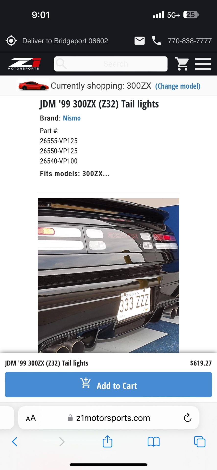 300zx JDM Tail lights Full Set | 90 - 96