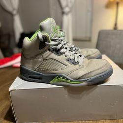Jordan 5 Retro Green bean Basketball Shoes