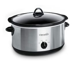 Crock-Pot 7 Quart  Slow Cooker, Stainless Steel