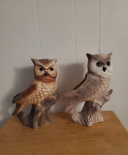 Owl Planter Vase Statue (View All Photos)