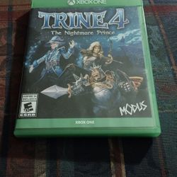 Trine 4 (Microsoft Xbox One, 2019) with Map video game 