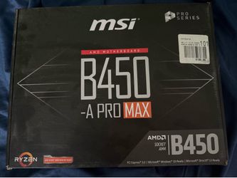 MSI Motherboard, 8GB DDR4, Athlon 3000G
